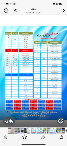 Opinii despre مطعم سمامه رياض الخبراء în رياض الخبراء - الضيافة