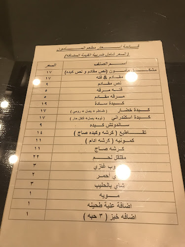 Comentarii opinii despre مطاعم المأمون