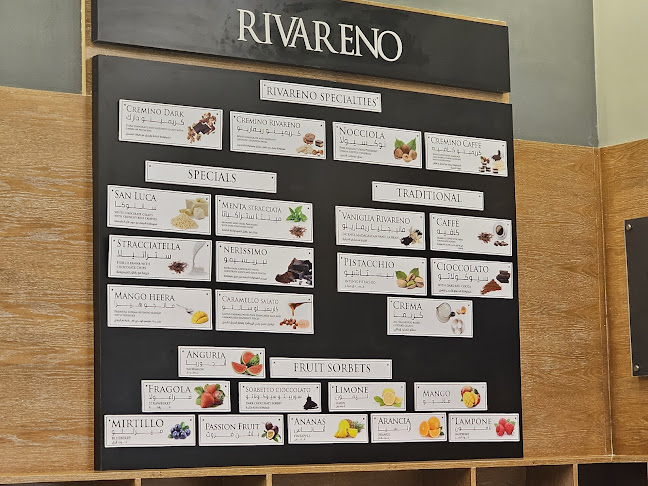 ريفارينو جيلاتو - الضيافة