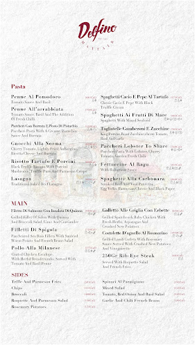 دلفينو - الضيافة