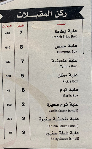 فلافل شاورما معجنات عكار
