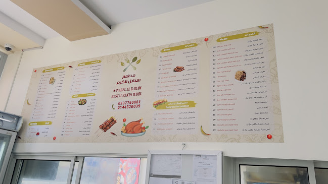 Opinii despre مطعم سنابل الكرم în حقل - الضيافة