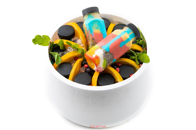 عصيرصمدو ثمرة الفراوله الفرع السادس الكعكيه