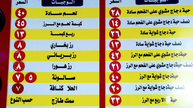 Opinii despre مطعم قلعة المدينة البخاري în القطيف‎ - الضيافة